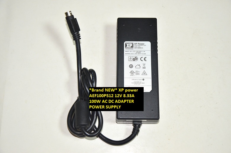 *Brand NEW*XP power 100W AEF100PS12 12V 8.33A AC DC ADAPTER POWER SUPPLY - Click Image to Close